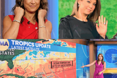 “1 MINUTE AGO: Fans Shocked as ‘Weather Queen’ Ginger Zee Announces Her Absence from GMA—No Set Return Date, What’s Really Going On?” In a surprising update, ABC News reveals that Ginger Zee will be taking an indefinite break from Good Morning America, leaving fans confused and concerned. What’s causing her sudden departure, and how will this affect the show? Get the full scoop below!