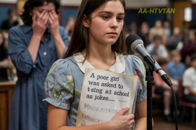 -A Poor Girl Was Asked to Sing at School as a Joke… But Her Voice Left the Room Speechless!