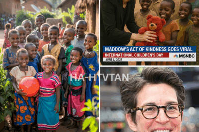 In a world that often feels divided, Rachel Maddow’s unexpected act of kindness has reminded us of the power of compassion. On June 1, 2025, International Children’s Day, the MSNBC anchor orchestrated a profound gesture that transcended borders, changing the lives of children in sub-Saharan Africa. What started as a private mission quickly became a national moment of recognition, moving millions as Maddow’s selfless action captured hearts around the globe.