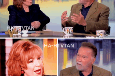 In a jaw-dropping moment on The View, Arnold Schwarzenegger shut down Joy Behar’s attempt to stir up tension with a response so unexpected, it left everyone in stunned silence. What seemed like a typical on-air back-and-forth quickly escalated, but Arnold’s quick thinking and sharp words had Behar reeling. Was it a simple disagreement, or was there something more brewing beneath the surface? Viewers were left wondering what truly transpired off-camera, as Arnold’s calm yet cutting response changed the course of the conversation entirely.