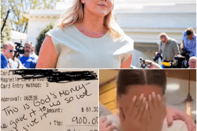 WAITRESS BREAKS DOWN AFTER KAROLINE LEAVITT’S SECRET NOTE—$1,000 TIP SPARKS INTERNET FIRESTORM!