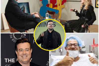 “CARSON DALY BREAKS DOWN IN TEARS LIVE ON AIR—UNVEILS A LIFE-THREATENING HEALTH STRUGGLE THAT COULD END HIS CAREER FOREVER!”  In an unprecedented and heart-wrenching moment, Carson Daly stunned millions of viewers by breaking down live on air, revealing a devastating health battle that could end his TV career forever. Known for his calm, composed presence, Daly was stripped of his usual armor as he shared the shocking truth: he has been secretly battling a severe autoimmune condition that is attacking his nervous system, causing him excruciating pain and debilitating fatigue.  Doctors have sounded the alarm, urging him to step away from his grueling schedule or face life-threatening consequences.  What followed was a wave of emotional support as fans, co-workers, and NBC rallied behind him, flooding social media with heartfelt messages. But the question remains: Will Carson Daly walk away from the spotlight for good, or is there a way forward for him in this battle for his health and his future?