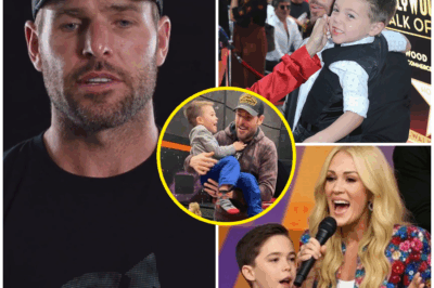 “’I’M PROUD OF YOU, BUDDY’ — MIKE FISHER BREAKS DOWN AS HIS SON’S FATHER’S DAY TRIBUTE LEAVES THE CROWD SILENT AND IN TEARS!”  In a moment so powerful it left the entire audience breathless, Mike Fisher sat in the front row, his heart pounding as his son—Carrie Underwood’s little boy—stepped onto the stage, ready to sing his first solo. The crowd leaned forward, waiting in suspense, as Carrie’s gentle piano notes set the stage for something unforgettable.  What started with small, shaky steps quickly transformed into a moment of pure emotion and grace. And when the little boy sang the words, “Dad is my hero,” Mike Fisher’s tears welled up—a moment of raw vulnerability that had the entire room in awe.  Carrie stepped back, letting her son finish the song alone, and in that silent pause, the audience felt the weight of a father’s love—a love so deep, so unspoken, it echoed louder than any applause.  What happened in that brief moment that left Mike in tears, and why is this Father’s Day tribute being called the most moving moment of the year?