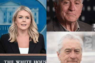 SHOCKING ATTACK: ROBERT DE NIRO SLAMS KAROLINE LEAVITT, CLAIMS “SHE’S NOT QUALIFIED TO BE A ROLE MODEL FOR WOMEN” — PUBLIC REACTION EXPLODES!