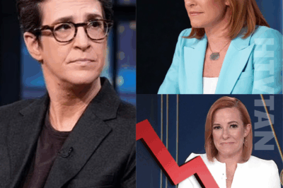 TOO BIG TO FILL? Jen Psaki’s Primetime Gamble BACKFIRES as Rachel Maddow’s Legacy Looms Large—MSNBC Scrambles After Ratings Collapse