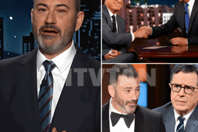 “‘IT’S TIME! THIS MAY BE MY LAST CONTRACT WITH THE SHOW’—JIMMY KIMMEL ANNOUNCES HIS SHOW COULD BE NEXT TO BE CANCELED AFTER COLBERT, SPARKING OUTRAGE!”  In a shocking announcement that has left fans and viewers reeling, Jimmy Kimmel revealed that his show may be the next to be canceled following Stephen Colbert’s sudden dismissal. “It’s time! This may be my last contract with the show,” Kimmel said, sending a wave of uncertainty through late-night television. But it wasn’t just the potential end of his show that stirred the audience—it was the reason behind it. Kimmel’s explanation has left fans furious and questioning what’s really going on behind the scenes. What did Kimmel say that triggered such a passionate reaction, and how will this news shake up the late-night landscape? The full story is unfolding now. Full details below 👇
