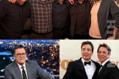 “They Canceled Colbert. And Now All Hell’s Breaking Loose on Late Night.” Jimmy Fallon, Kimmel, Oliver, and Meyers Are Crossing Networks to Defend Stephen Colbert — And What’s Coming Monday Night Might Be the Loudest Protest in Comedy History