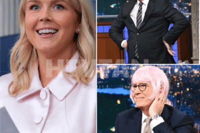 “‘I ABSOLUTELY LOVE THAT COLBERT GOT FIRED. HIS TALENT WAS EVEN LESS THAN HIS RATINGS. I HEAR JIMMY KIMMEL IS NEXT.’ — KAROLINE LEAVITT SPEAKS OUT, BUT STEPHEN COLBERT’S RESPONSE SENDS SOCIAL MEDIA INTO A FRENZY!”  In a bold and highly controversial statement, Karoline Leavitt expressed her delight at the cancellation of The Late Show with Stephen Colbert, remarking, “I absolutely love that Colbert got fired. His talent was even less than his ratings. I hear Jimmy Kimmel is next.” This comment quickly ignited a firestorm on social media, but the real shock came when Stephen Colbert fired back. His reaction sent the internet into a frenzy, with fans and critics alike questioning the true impact of Colbert’s cancellation. What exactly did Colbert say that flipped the narrative, and how has this fiery back-and-forth sparked an entirely new wave of controversy? Full story below 👇