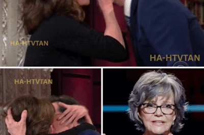 ‘Helen did it, why can’t I?!’ Sally Field one-ups Dame Mirren as she gives Stephen Colbert passionate kiss on The Late Show