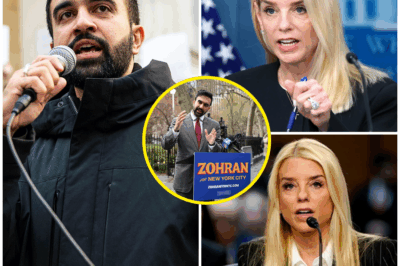 SHOCKING DEFEAT: ZOHRAN MAMDANI CHALLENGES PAM BONDI AFTER NYC PRIMARY WIN—INSTANTLY CRUSHED IN LIVE DEBATE!  In a move that shocked both political insiders and the public, Zohran Mamdani, fresh off his NYC primary victory, boldly challenged Pam Bondi to a live debate. What happened next? A total meltdown. Mamdani, riding high on his win, was immediately crushed by Bondi in a live confrontation that had the audience stunned in disbelief.  What began as a highly anticipated showdown quickly spiraled into a spectacular disaster, with Mamdani failing to hold his ground against Bondi’s unyielding attacks. Viewers watched in real-time as the promising political newcomer faltered, and social media erupted with reactions, questioning if Mamdani was truly ready for the big stage.  What went wrong? Why did Mamdani, who was supposed to be the rising star, completely collapse under the pressure? The fallout is far from over, and this dramatic debate has left everyone talking. Don’t miss the full breakdown of what happened behind the scenes—this one’s a game-changer!