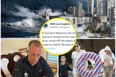 “Tsunami Monster Heading to Hawaii and the West Coast: Can We Survive the Impact?”  “I saw the ocean vanish… then the ground shook.” – A terrifying EMERGENCY TSUNAMI alert has sent Hawaii and the West Coast into chaos, confirming the largest wave system in 14 years is racing toward shorelines, sparking fears of catastrophic flooding and displacement.  An unprecedented tsunami surge, stronger than any in a decade, is barreling toward Hawaii, California, Oregon, and Washington. Evacuations are underway as residents report strange ocean behavior and tremors. Scientists warn this wave could exceed all expectations, fueled by newly discovered fault lines.  Is this the next major disaster?