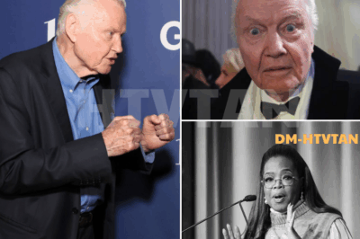 “‘NOT QUALIFIED TO BE A ROLE MODEL’ — JON VOIGHT SPARKS OUTRAGE WITH SHOCKING REMARK ABOUT OPRAH WINFREY, TRIGGERS HEATED RESPONSE!”  In a bold and controversial statement, Jon Voight has ignited a fierce debate by declaring that Oprah Winfrey is “not qualified” to be a role model for women. His remarks have set social media ablaze, prompting an immediate and passionate response from Oprah herself. The exchange has quickly turned into a massive controversy, with fans and critics weighing in on both sides. What exactly did Voight say to provoke such an intense backlash, and how did Oprah counter his claims? The full story and ongoing debate unfold below 👇
