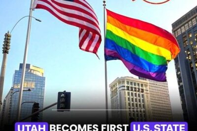 BREAKING: UTAH BECOMES THE FIRST U.S. STATE TO BAN PRIDE FLAGS IN PUBLIC SCHOOLS AND GOVERNMENT BUILDINGS