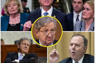 “‘You Can’t Shut Me Down,’ John Kennedy DEFIES Adam Schiff’s Orders — What Happened Next Will Leave You SPEECHLESS!”  What started as a clear attempt by Adam Schiff to silence Senator John Kennedy quickly turned into a powerful moment of defiance. Schiff thought he had the upper hand—until Kennedy’s response completely flipped the situation. In an unexpected twist, Kennedy’s actions and words became a bold declaration of courage and conviction, turning the tables on Schiff’s authority. This wasn’t just another political clash; it was a fiery stand for truth, showing the strength of standing firm in your beliefs. Whether you seek political inspiration or a personal boost, this jaw-dropping moment is a reminder of resilience in the face of power. Watch the full moment unfold—this could change how you view true courage. 👇👇👇