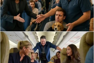 “MA’AM, STEP AWAY FROM THE DOG” — Blake Shelton SHUTS DOWN Passenger Trying to Get Puppy Kicked Off Flight