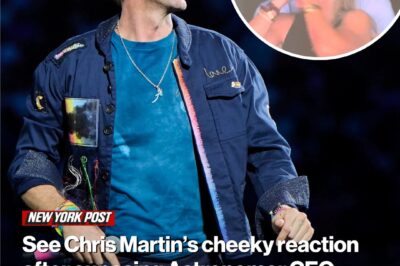 See Chris Martin’s cheeky reaction after exposing Astronomer CEO Andy Byron and HR chief’s apparent ‘affair’ on Coldplay kiss cam