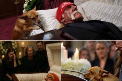 HEARTBREAKING NEWS: At the last tribute to WWE icon Hulk Hogan, surrounded by white wreaths and the soft shimmer of candlelight, his cherished Chihuahua — Duke — was carried by the family to rest quietly by the casket, his mournful eyes still seeking the resonant, familiar voice that once summoned him. READ MORE: