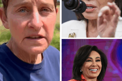 “She didn’t vanish—she ESCAPED” – Ellen DeGeneres BREAKS HER SILENCE on why she’s been living in the UK for, as Judge Jeanine Pirro WARNS she would face DEPORTATION and further punishment if she ever returns to the U.S.