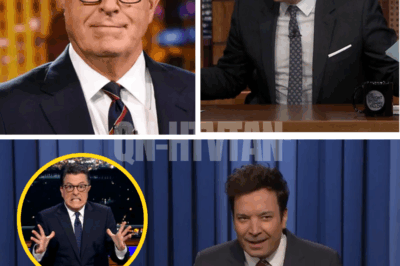 “I never thought they’d actually pull the plug” – Jimmy Fallon BREAKS SILENCE on Stephen Colbert’s SHOCK CANCELLATION as late-night chaos deepens and rivalries RESURFACE with whispers of betrayal, power grabs, and a future no one saw coming