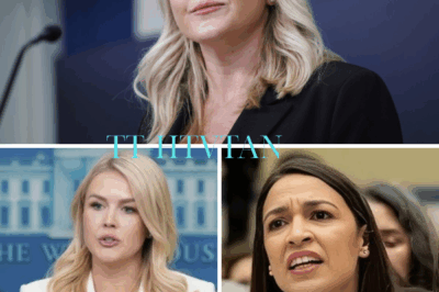MIC DROP MOMENT: KAROLINE LEAVITT TAKES ON AOC OVER $90 MILLION FINE—LEAVES HER SPEECHLESS WITH UNFILTERED TRUTH!