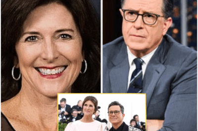 🚨🚨🚨For nearly thirty years, Evelyn McGee-Colbert stood in the shadows of one of late-night TV’s most trusted icons. But after CBS’s sudden and shocking cancellation of *The Late Show*, Evelyn broke her silence in a way no one expected—**with just six words that left CBS trembling**: *“They broke him. I remember everything.”*  What followed wasn’t merely backlash—it was a reckoning of monumental proportions. Advertisers pulled out, staff members resigned in droves, and viewers were left in shock as the truth about the inner workings of CBS came crashing down.  But it wasn’t just Evelyn’s words that caused the storm—**it was the leaked recording of CBS executives** that exposed the dark reality behind Colbert’s sudden exit, revealing how they spoke about him behind closed doors. The fallout has left everyone at CBS scrambling, with insiders now too terrified to speak out.  What did those executives say that’s sending shockwaves through the network? And why is CBS now in full panic mode, as their entire empire teeters on the edge?  Get ready for the explosive truth that could bring the entire network to its knees.👇👇👇