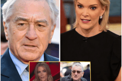 In a moment no one saw coming, Megyn Kelly threw a savage insult at Robert De Niro, calling him a “washed-up name” live on air. But De Niro wasn’t rattled. He remained calm, collected—and then, with the chilling precision of a master, delivered five words that absolutely demolished Kelly in front of millions.  What did De Niro say that left Kelly speechless and the entire studio in stunned silence? It wasn’t just a comeback—it was a full-on face-slam, leaving Kelly unable to respond, her confidence shattered in real time.  The moment immediately went viral, with the internet exploding in disbelief.  This shocking encounter is now being called the most satisfying TV moment of the year—don’t miss what happened next. 👇👇