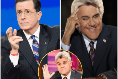 “THEY CANCELLED COLBERT. BUT JAY LENO JUST DROPPED THE BOMB—AND NOW THE NETWORKS ARE FEELING THE HEAT!”  At first, it all seemed eerily quiet. No fanfare. No warning. Just the sudden, *cold cancellation* of Stephen Colbert’s show, like someone flicking a switch in the middle of the night. It left everyone in confusion, wondering what had really happened behind closed doors.  Then came Jay Leno. He didn’t raise his voice, didn’t rally a crowd—he simply *observed*, but his words cut deeper than any angry rant: “Why would you alienate half your audience?” In a time when comedy was once a bridge between divides, Leno’s calm remark was both a *reminder and a warning*.  He didn’t shout. He didn’t take sides. He just exposed the uncomfortable truth that no one dared speak.  And now? The late-night world is *shaking*. Writers are frantically rewriting scripts, producers are desperately deleting old tweets, and the usual punchlines just don’t hit the same.  Because when you burn bridges—no matter how fancy the stage or how bright the lights—eventually, the *audience walks away*. And now, *Jay Leno has handed the networks the bill for the fire they ignited.*  What Leno said next—and why the networks are *panicking behind closed doors*—will leave you speechless. *This is one you won’t want to miss.*