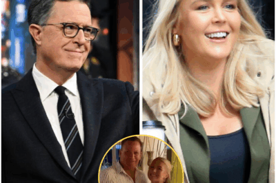 “WHAT STARTED AS A MOCKING ATTACK ON COLBERT’S MARRIAGE SPIRALS INTO A FULL-BLOWN PUBLIC DISASTER FOR KAROLINE LEAVITT!”  What was meant to be a smug jab at Stephen Colbert’s marriage instantly backfired, leaving Karoline Leavitt in *utter humiliation*. Colbert didn’t respond with fury—he dropped a *devastating truth* that left her *speechless* and unable to recover. With just one *piercing sentence*, Colbert exposed a shocking pattern behind Leavitt’s rise that left her frozen in front of millions.  *Her confidence crumbled.* What did Colbert say to destroy her so completely, and why is this moment sparking a firestorm in the media world?  Stay tuned—this is only the beginning of an explosive aftermath.👇