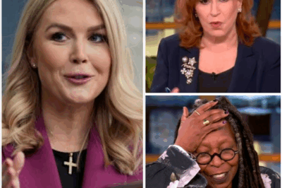 “CANCELED ON LIVE TV!” — KAROLINE LEAVITT DROPS A BOMBSHELL ON WHOOPI GOLDBERG, TURNING *THE VIEW* INTO CHAOS!  She walked in ready for battle—**but they weren’t prepared for what Karoline Leavitt had up her sleeve.** In a jaw-dropping, unexpected moment, Leavitt confronted Whoopi Goldberg with a **devastating truth** that stopped the entire set cold. What followed was pure chaos, as the studio went silent, and *The View* instantly spiraled out of control.  Within **minutes**, the moment was trending, sending shockwaves through the media. **ABC executives, blindsided and scrambling**, were left fighting to contain the fallout.  **What exactly did Karoline reveal that left Goldberg frozen in shock?** And why is the network in **damage control mode**?  This explosive moment is changing everything. Don’t miss the full, jaw-dropping story below! 👇👇