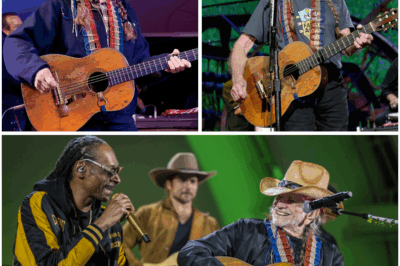 **WILLIE NELSON’S SHOCKING RETURN: 92-YEAR-OLD COUNTRY LEGEND TAKES THE STAGE AFTER CANCELED CONCERT—‘THIS IS FOR TEXAS!’**  In a jaw-dropping turn of events, 92-year-old country icon Willie Nelson made an unexpected return to the stage, defying age and expectations. After his concert was canceled, the legendary musician took to the stage with only his son, Lukas, by his side, delivering a raw, emotional performance that left the crowd speechless.  With no lights, no big band, and no theatrics, it was simply a father and son sharing a moment of pure music, a promise to the flood victims of Texas, and a heartfelt message that had the audience in tears. For eight minutes, the arena erupted in chants of “Forever Willie,” as Nelson poured every ounce of love, courage, and heart into his performance.  But it didn’t stop there. The final note of his song wasn’t just music—it was an unexpected goodbye, a powerful symbol of love, resilience, and an unforgettable legacy.  **You won’t believe what Willie Nelson gave us in that moment—click below to experience the magic for yourself!**