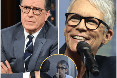 🚨”BOMBSHELL ALLEGATION THAT COULD UPEND LATE-NIGHT TELEVISION!”   In a jaw-dropping revelation, actress Jamie Lee Curtis has accused CBS of silencing her after the shocking cancellation of *The Late Show with Stephen Colbert*. Curtis, who has been a close ally and friend to Colbert, now claims CBS orchestrated his firing as part of a much larger, sinister conspiracy involving bribery and sabotage.  As the network scrambles to defend itself, Curtis is making it clear that she won’t back down—vowing to expose what she believes is a malicious plot designed to take down Colbert. This explosive accusation is not only escalating the ongoing late-night TV crisis but could forever change the landscape of the industry.  Is this the beginning of a new media war? What exactly is CBS hiding? The truth behind this shocking allegation could alter late-night television forever. Stay tuned for the full, game-changing details. 👇👇