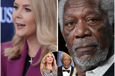 ON-AIR COLLAPSE: KAROLINE LEAVITT SHUT DOWN MID-SENTENCE AFTER MORGAN FREEMAN UNLOADS BRUTAL TRUTH IN VIRAL INTERVIEW MOMENT  It was meant to be just another routine TV appearance for Karoline Leavitt. She came in polished, rehearsed, and seemingly untouchable, ready to deliver her talking points with precision. But then, something extraordinary happened.  Morgan Freeman, with his iconic calm yet piercing presence, locked eyes with her… and then he dropped a line so devastating, so morally exact, it didn’t just shatter her arguments—it shattered the entire room.  Karoline tried to recover. She couldn’t. The carefully crafted facade she had built didn’t just slip—it completely crumbled in front of millions of viewers. The silence was deafening, and the moment instantly went viral.  What did Freeman say to leave Leavitt speechless? Once you hear it, you’ll understand why this moment will haunt her for years to come. The internet can’t stop talking, and neither will you once you hear the truth Freeman delivered.