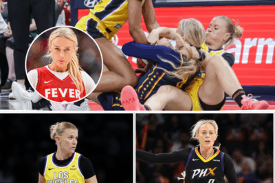 💥 SHOCKING FOOTAGE: Did the Refs Just Let This Happen?! Fans Outraged as Sophie Cunningham Gets Choked by Julie Vanloo During Explosive Sparks–Fever Match 😱💔 During a heated scramble for a loose ball, cameras caught what appears to be Julie Vanloo wrapping her arm around Sophie Cunningham’s neck — and shockingly, no foul was called. Fans are furious, demanding accountability. Was it just aggressive defense—or something far more dangerous? Watch the moment and decide for yourself 👇👇👇