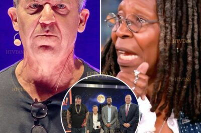 “GUESS I FORGOT THE FIRST RULE OF TV – THE CAMERA ALWAYS CATCHES YOUR DOWNFALL.” — WHOOPI GOLDBERG’S ALLEGED OFF-AIR REMARK AFTER THE INCIDENT. DID SHE JUST HAND GUTFELD THE ULTIMATE VICTORY WITH ONE CRUEL INSULT? 😱 THE SHOCKING MOMENT THAT TURNED THE AUDIENCE AGAINST HER—AND WHAT SHE DID NEXT WILL LEAVE YOU SPEECHLESS!  The tension was already thick when Whoopi Goldberg made the comment that would change everything—a low blow about Greg Gutfeld’s height that sucked the oxygen out of the studio. But what happened next wasn’t just another daytime TV spat—it became a masterclass in public implosion. Witnesses say producers froze when Gutfeld responded not with words, but with a single devastating gesture that exposed Goldberg’s cruelty. Why did the audience suddenly erupt in support of the Fox host? What secret signal did Gutfeld give that sent Goldberg’s face twisting in horror? Insiders reveal the moment was so explosive, ABC executives are now scrambling to contain the fallout—with some even questioning Goldberg’s future at The View.  Don’t miss the uncensored footage of the most shocking moment in talk show history—click now before it gets memory-holed! 📺💥👇