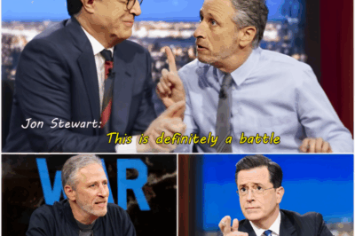 “‘CBS Has No Idea What’s Coming’ — Jon Stewart’s Secret Meeting with Colbert After Show Cancellation Could Destroy CBS!” No one saw it coming — CBS thought canceling Jon Stewart’s show would silence the noise, but they couldn’t have been more wrong. Stewart made a surprise appearance, and behind closed doors, he and Stephen Colbert concocted a plan so explosive, it could shake CBS to its very foundation. The details remain a mystery, with no footage, no leaks, and no one daring to repeat what was said. What Stewart heard in that room left him speechless, and now CBS is scrambling to contain what might be the biggest media shake-up of the decade. What did Colbert reveal that could change the future of television forever? The world is about to find out.