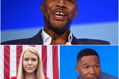 “KAROLINE LEAVITT DROPS A BOMB ON GMA—MICHAEL STRAHAN’S ONE-LINER LEAVES HER FROZEN AND THE NATION IN SHOCK!”