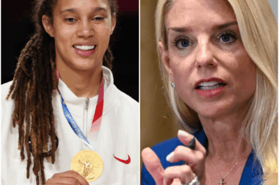 “Olympic Dreams CRUSHED: Brittney Griner Barred from Paris Games After Epic Legal Battle—A Landmark Decision That Shakes the World!”A superstar’s Olympic dream has been shattered. In a stunning verdict, Brittney Griner has been barred from the Paris Olympics following a high-stakes legal battle with Pam Bondi. The ruling has divided the nation, with some calling it a victory for fair play and others decrying it as a cruel injustice. This is the story of a fallen titan, a legal firestorm, and a decision that will change the face of sports forever.