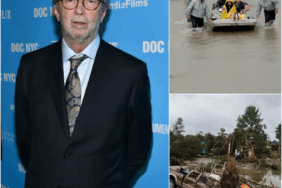 SURPRISE! ERIC CLAPTON STEPS IN TO PAY FUNERAL EXPENSES AND COMPENSATION FOR TEXAS FLOOD VICTIMS—FANS LEFT DEEPLY EMOTIONAL