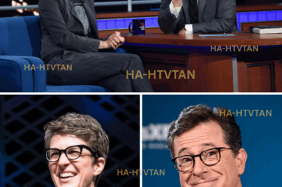 SHOCKING TWIST: AFTER THE LATE SHOW CANCELLATION, STEPHEN COLBERT TEAMS UP WITH RACHEL MADDOW FOR EXPLOSIVE NEW SHOW—IS THIS THE FUTURE OF LATE-NIGHT TV?  In a shocking turn of events that has left the media world stunned, Stephen Colbert, fresh off the sudden cancellation of The Late Show, has joined forces with Rachel Maddow for an ambitious new program that’s already sparking major buzz. With their combined wit, political insight, and undeniable star power, this dynamic duo is poised to completely transform the late-night TV landscape.