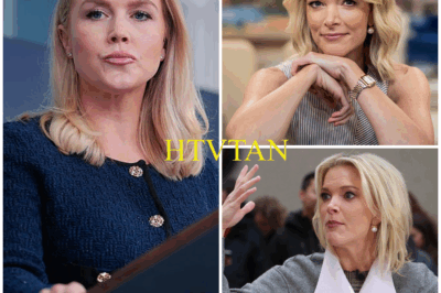 “EIGHT WORDS. ONE KNOCKOUT.” Karoline Leavitt Exposes The View’s Soft Spot—Then Megyn Kelly Lands the Final Hit That Has Daytime TV Shaking   What started as a throwaway joke detonated into a courtroom-level showdown. Leavitt lit the fuse, the panel unraveled—and then came Kelly’s eight-word gut punch that flipped the script and rattled the industry.  What did she say that froze the studio? Why did producers scramble—and who told legal to get on the line? Is this the beginning of a power shift… or the end of The View as we know it?  Tap to see the moment everyone’s dissecting—and the off-camera fallout they’re trying hard to keep quiet.
