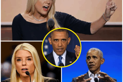 “NO NAMES ARE OFF-LIMITS—NOT ANYMORE.” Pam Bondi’s DOJ power play puts Obama-era officials under the microscope—Capitol Hill scrambles as a political firestorm ignites 🔥  No leaks. No spin. Just a cold vow and a move that’s rattling D.C.: Bondi is pushing for a Department of Justice review of Obama-era decisions, insiders say—and the ripple effect is already hitting war-room level.  Who’s on the list? What’s buried in the memos everyone thought were untouchable? And why are staffers suddenly lawyering up before anything’s even announced?  Tap to see the early timeline, what’s verified vs. whispered, and the one procedural step that could turn today’s tremor into tomorrow’s political earthquake.