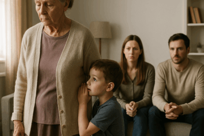 “Grandma, Mom and Dad want to use your money,” my grandson whispered with wide eyes. I acted upset and stepped out. What followed left the whole family silent….CH2