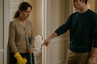 “Mom, clean the toilet—again.” those words from my son were the breaking point. for six months after winning $300 million, i thought my family and i would grow closer, but instead i was treated like a live-in maid and walking wallet. the next morning, i quietly packed my bags, left his mansion forever, and took every cent of my winnings with me. what happened after that shocked everyone who thought they knew me. follow my story until the end and tell me what city you’re watching from. CH2