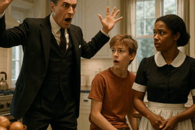 The millionaire returns home and is shocked to find his new black maid and only son in the kitchen. CH2