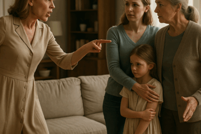 My mother-in-law stormed into our home and said my daughter from my first marriage wasn’t welcome—but my mom put her in her place. CH2
