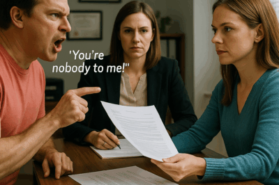 The husband said, “You’re nobody to me!” – at the notary, the wife showed who was really in charge – CH2