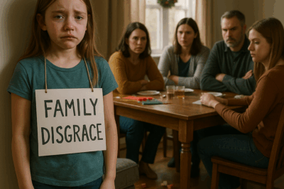 My family branded my 7-year-old daughter a “LIAR,” made her wear a sign that said “FAMILY DISGRACE”. CH2