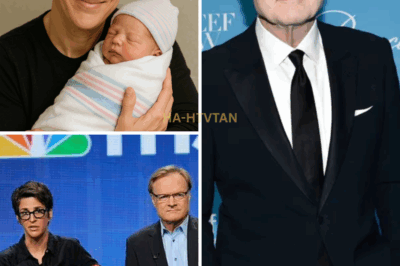 In a rare moment of vulnerability that has captivated millions, MSNBC’s Lawrence O’Donnell, long known for his unyielding political analysis and no-nonsense demeanor, was visibly moved during his first meeting with Rachel Maddow’s newborn child. The hardened political journalist, who has spent decades commanding a microphone with precision and authority, found himself in an uncharacteristic state of emotion as he cradled Maddow’s baby—a gesture that stunned both his colleagues and the viewing audience.