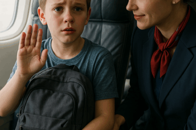 A Little Boy Made a Strange Hand Signal on the Plane—The Flight Attendant Knew Something Was Wrong