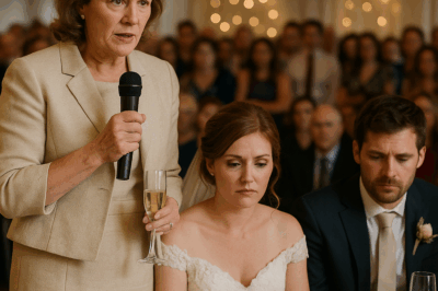 At my wedding, my mother-in-law stood before 500 guests and sneered: “You’re just a poor florist—a charity case my son decided to marry.”